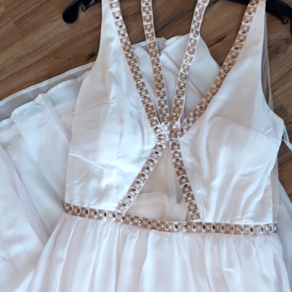 Off white gown!